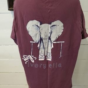 Ivory Ella Ballerina TShirt Short Sleeve, Size XL